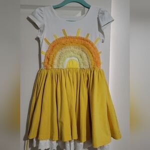 Girl August sun shine dress